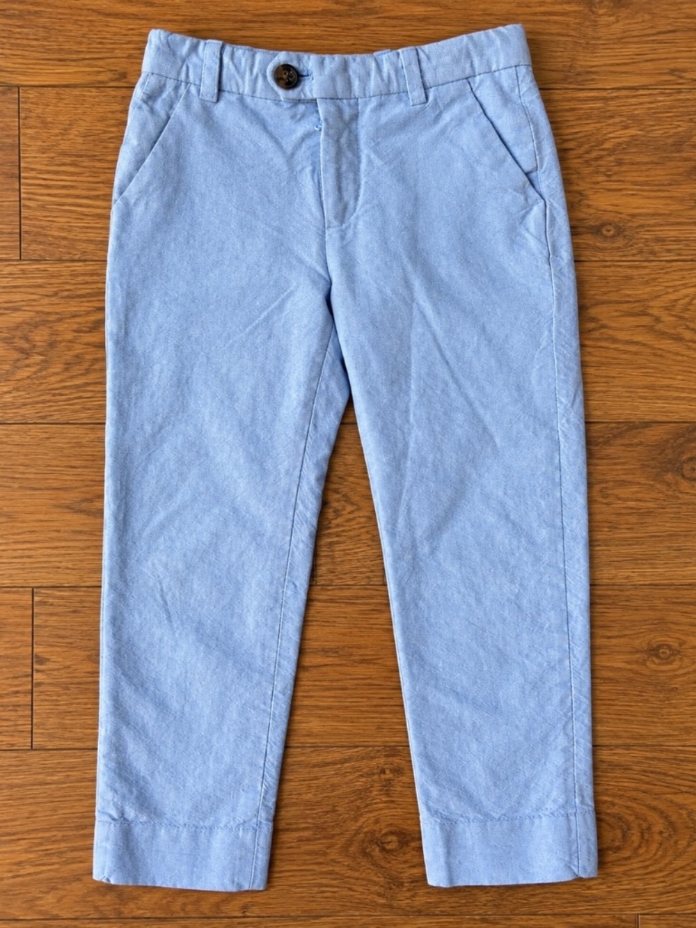 Boys Size 5-6 Blue Dress Outfit Bundle H&M Pants Striped Shirt - Picture 5 of 7